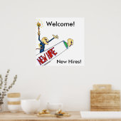 Willkommen, neue Leute! Poster (Küche)