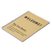 Willkommen Neue Teammitglieder Definition Notizblock (Linke Seite)