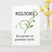 Willkommen neuer Mitarbeiter, erster Arbeitstag Karte (Gelbe Blume)