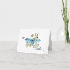 Willkommen Neues Baby! -Blau Karte