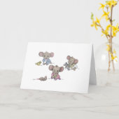 Willkommen neues Baby Karte (Gelbe Blume)