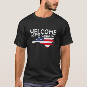 Willkommen North Carolina USA Staat America Travel T-Shirt