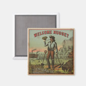 Willkommen Nugget-1904 Magnet (Vorderseite/Rückseite)