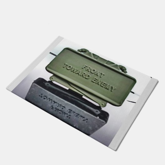 Willkommen oder nicht? fußmatte (Schrägansicht)