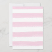 Willkommen Pink Foto Script personalisieren Girly Ankündigung (Rückseite)