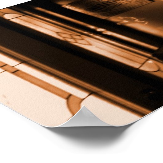 Willkommen Poster (Ecke)