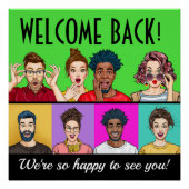 WILLKOMMEN POSTER (Vorderseite)