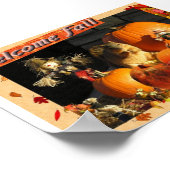 Willkommen Poster (Ecke)