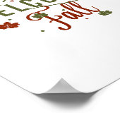 Willkommen Poster (Ecke)