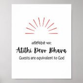 Willkommen Poster (Vorne)