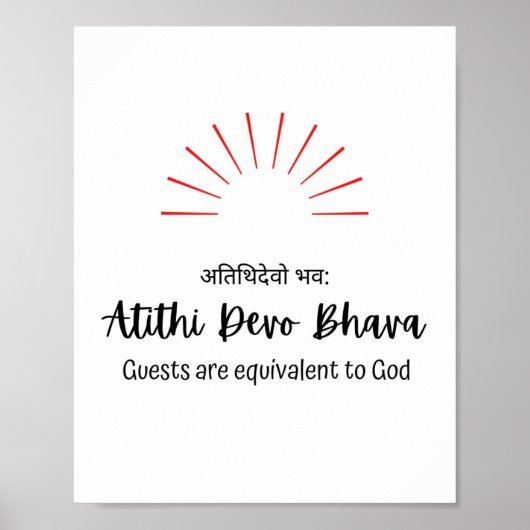 Willkommen Poster (Vorne)