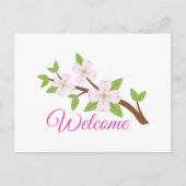 Willkommen Postkarte (Vorderseite)