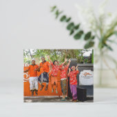 Willkommen! Postkarte (Stehend Vorderseite)