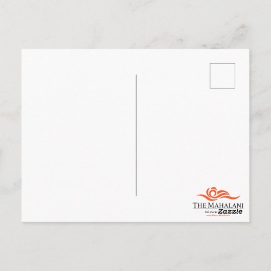 Willkommen! Postkarte (Rückseite)