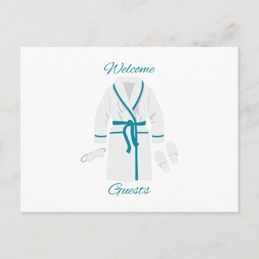 Willkommen Postkarte (Vorderseite)