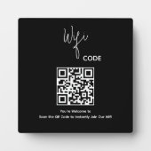 Willkommen QR-Code-Scan zur Verbindung von WiFi Fotoplatte (Vorderseite)