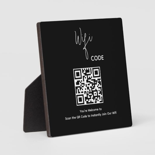 Willkommen QR-Code-Scan zur Verbindung von WiFi Fotoplatte (Vorderseite)