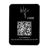 Willkommen QR-Code-Scan zur Verbindung von WiFi Magnet (Vertikal)