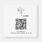 Willkommen QR-Code-Scan zur Verbindung von WiFi Magnet (Vorne)