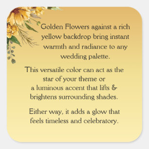 Willkommen Quadratischer Aufkleber