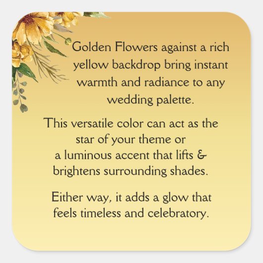 Willkommen Quadratischer Aufkleber (Vorderseite)