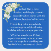 Willkommen Quadratischer Aufkleber (Vorderseite)