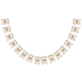 Willkommen Ramadan, Arabische Kalligraphie Wimpelkette