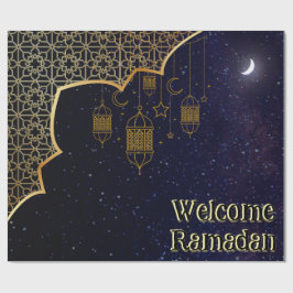 Willkommen Ramadan: Islamisches Design Geschenkpapier