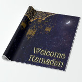 Willkommen Ramadan: Islamisches Design Geschenkpapier (Ungerollt)