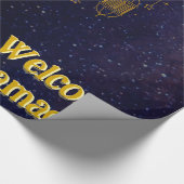 Willkommen Ramadan: Islamisches Design Geschenkpapier (Ecke)