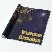 Willkommen Ramadan: Islamisches Design Geschenkpapier (Ungerollt)