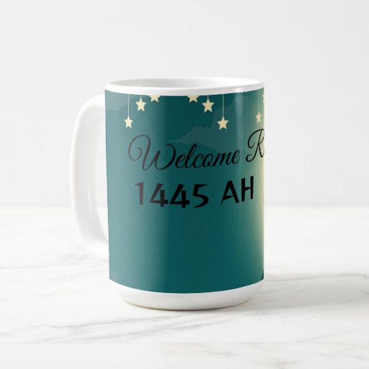 Willkommen Ramadan Kaffeetasse (Vorderseite Links)