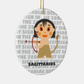 Willkommen Sagittarius Zodiac Baby! Keramik Ornament (Rechts)