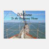 Willkommen San Francisco Sailing 0869 Fußmatte (Vorderseite)