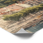 Willkommen Schild Amalfi-Küsten Zitronen Hochzeit (Ecke)