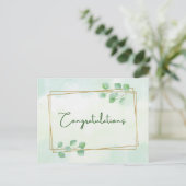 Willkommen schön postkarte (Stehend Vorderseite)