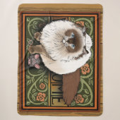 Willkommen Siamese Cat Mouse Sherpadecke (Vorderseite)