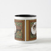 Willkommen Siamese Cat Mouse Tasse (Zentrum)
