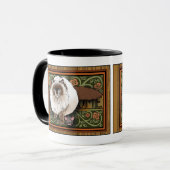 Willkommen Siamese Cat Mouse Tasse (Vorderseite Links)