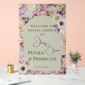 Willkommen Sign Honey Floral Arch Summer Bridal Sh Acrylschild (Hochzeit)