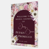 Willkommen Signal Mahogany Blumenstrauß Sommer Bri Acrylschild (Winkel)