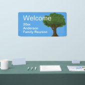 Willkommen Sky Blue Green Wiedersehen Banner (Messe)