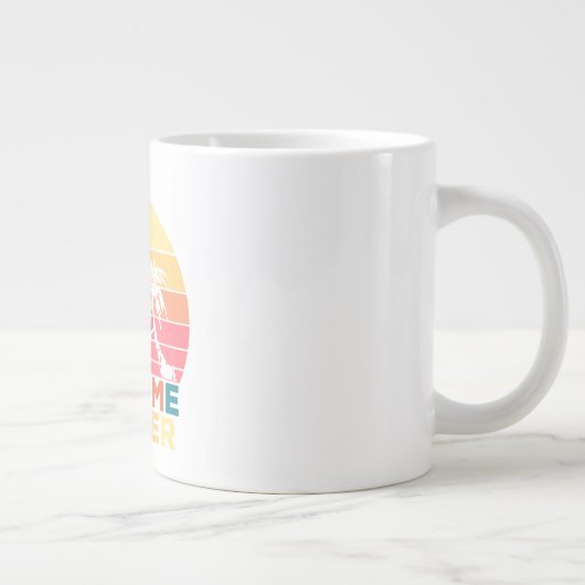 WILLKOMMEN SOMMER Jumbo-Tasse (Rechts)