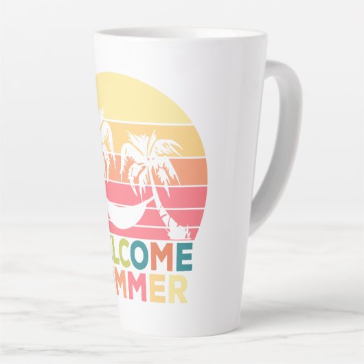 WILLKOMMEN SOMMER MILCHTASSE (Rechte Ecke)
