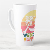 WILLKOMMEN SOMMER MILCHTASSE (Linke Ecke)