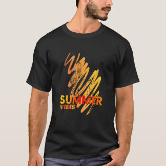 Willkommen Sommerwochen und Spaß mit Freunden und  T-Shirt