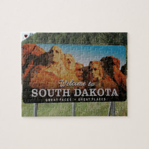 Willkommen South Dakota Puzzle