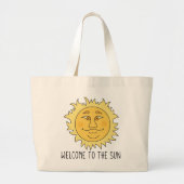Willkommen Sun Jumbo-Tasche Jumbo Stoffbeutel (Vorne)