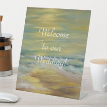 Willkommen Sunset Beach Pedestal Signhttps://www.z