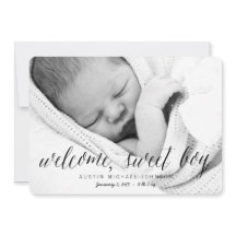 Willkommen Sweet Boy | Foto Birth Ankündigung